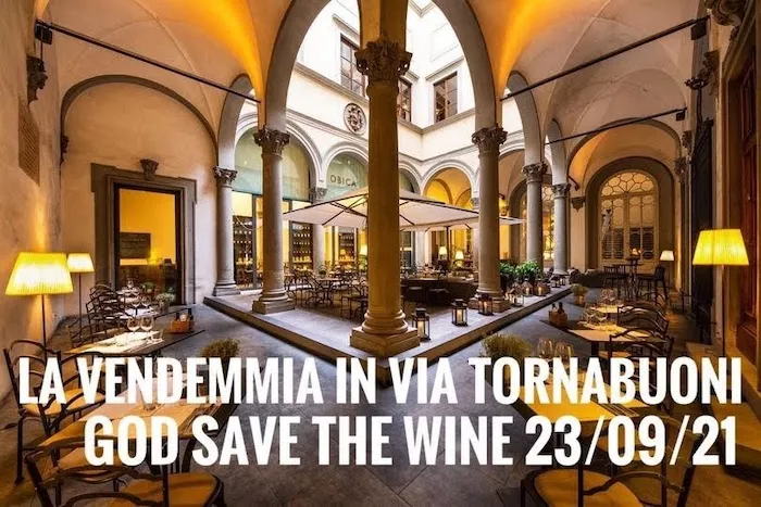 La vendemmia in via Tornabuoni God Save The Wine all'Obica di Firenze