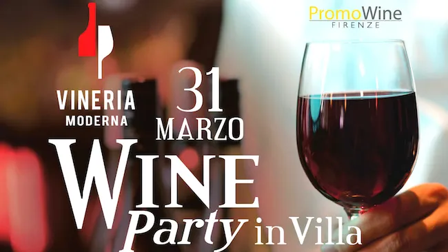 Wine Party in Villa di Vineria Moderna
